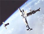 Space Station Mir, 1993, 80 Kb.